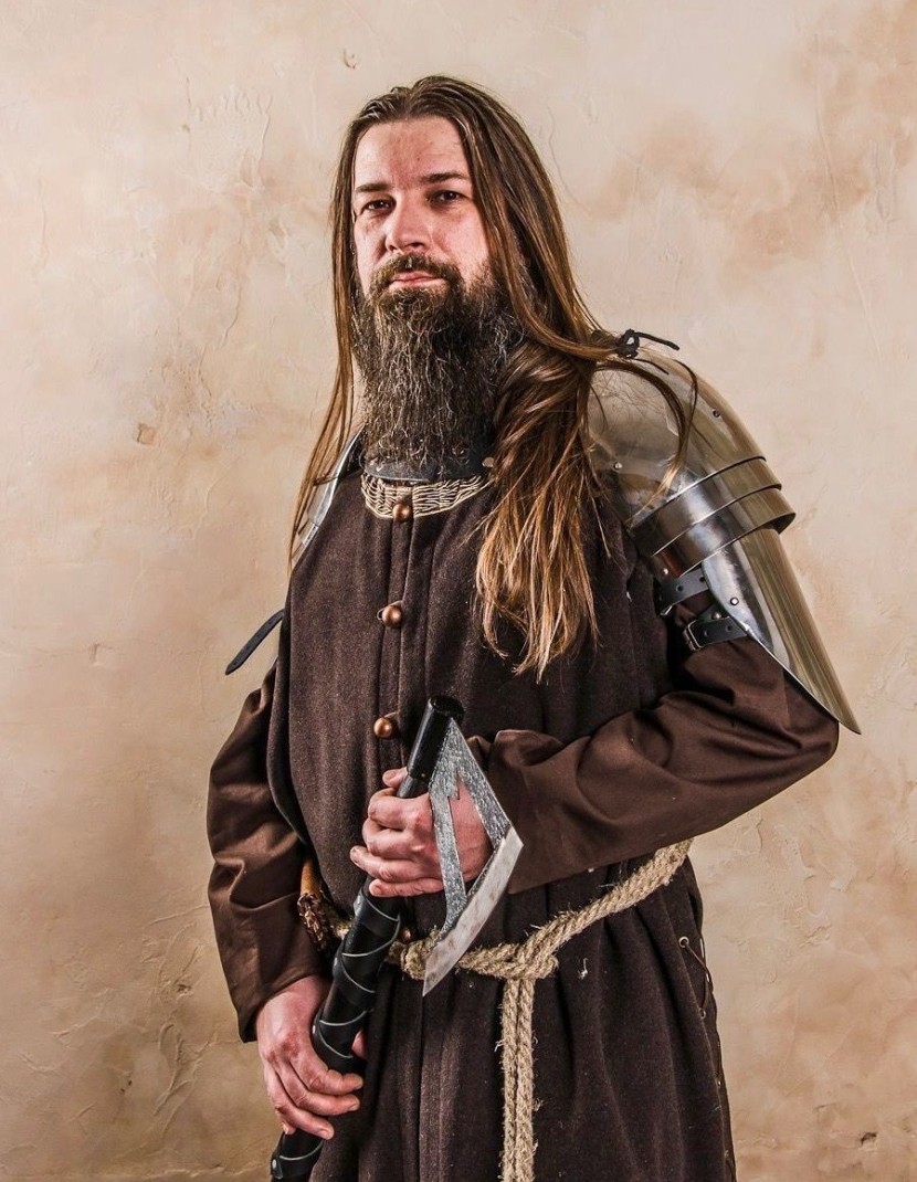 Spaulders, a part of fantasy-style costume  photo made by Steel-mastery.com