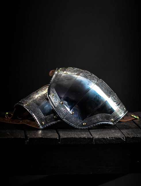 Plate pauldrons, part of full plate armor (garniture) of George Clifford, end of the XVI century