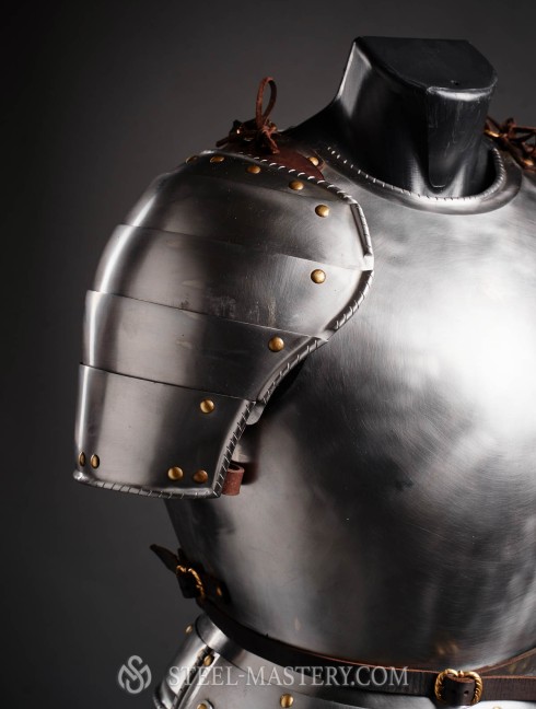 Plate pauldrons, part of full plate armor (garniture) of George Clifford, end of the XVI century