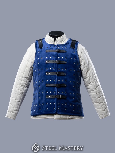 Middle Ages brigandine with fastenings in the front