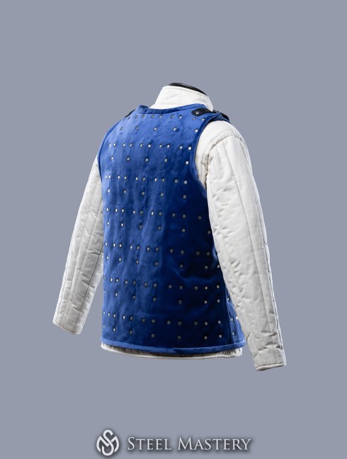 Middle Ages brigandine with fastenings in the front