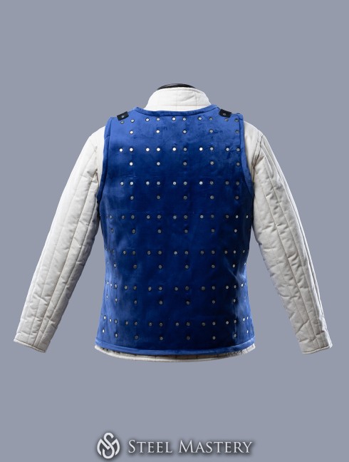Middle Ages brigandine with fastenings in the front