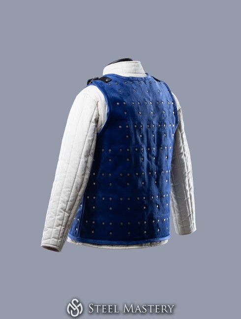 Middle Ages brigandine with fastenings in the front