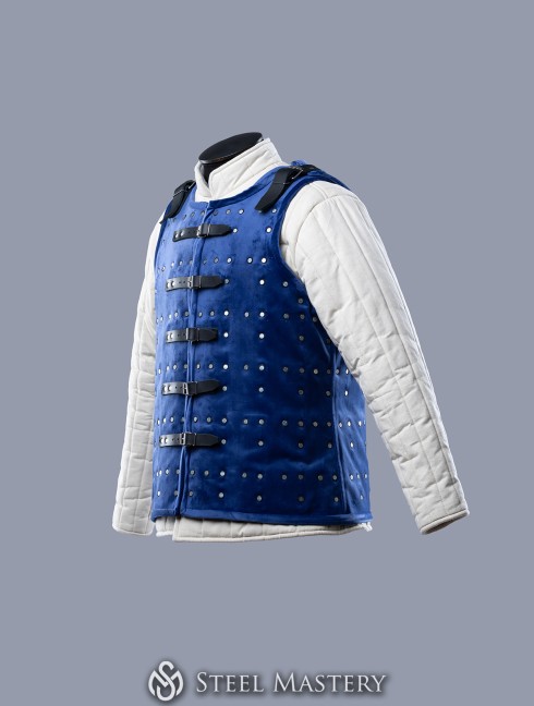 Middle Ages brigandine with fastenings in the front