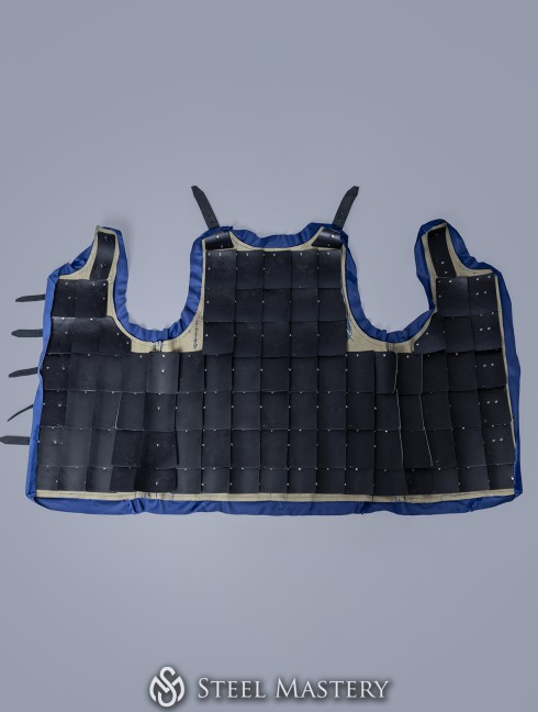 Middle Ages brigandine with fastenings in the front