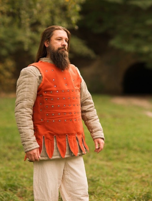 Visby brigandine with fastenings on the back, 1361