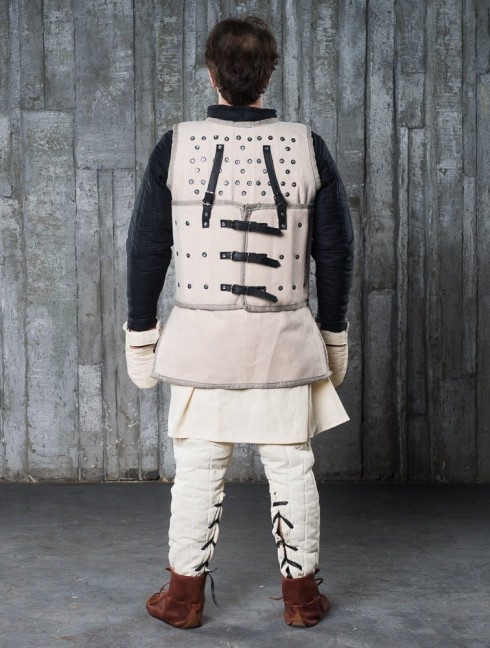 Visby brigandine with fastenings on the back, 1361