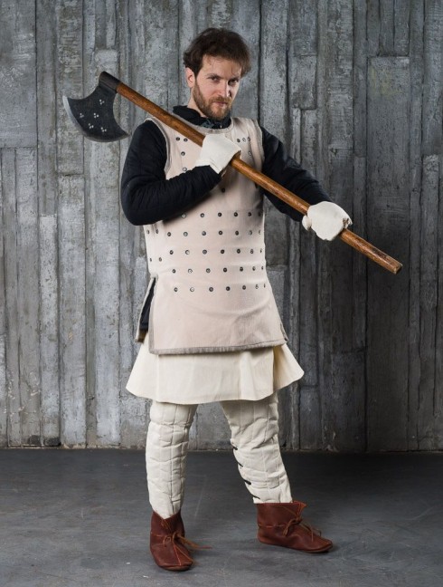 Visby brigandine with fastenings on the back, 1361
