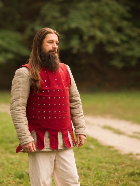 Visby brigandine with fastenings on the back, 1361