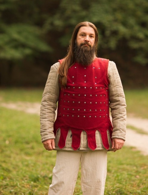 Visby brigandine with fastenings on the back, 1361