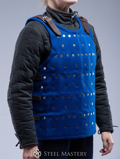 Brigandine with fastenings on the sides