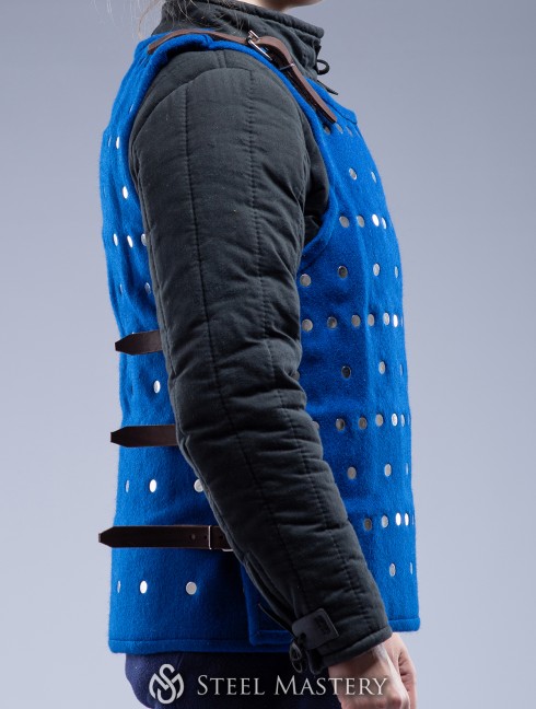Brigandine with fastenings on the sides
