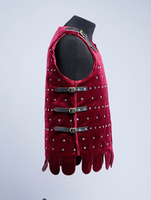 Brigandine with fastenings on the sides