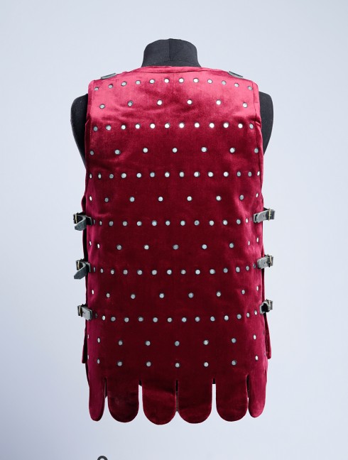 Brigandine with fastenings on the sides