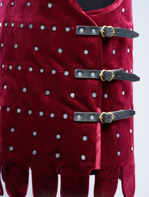 Brigandine with fastenings on the sides