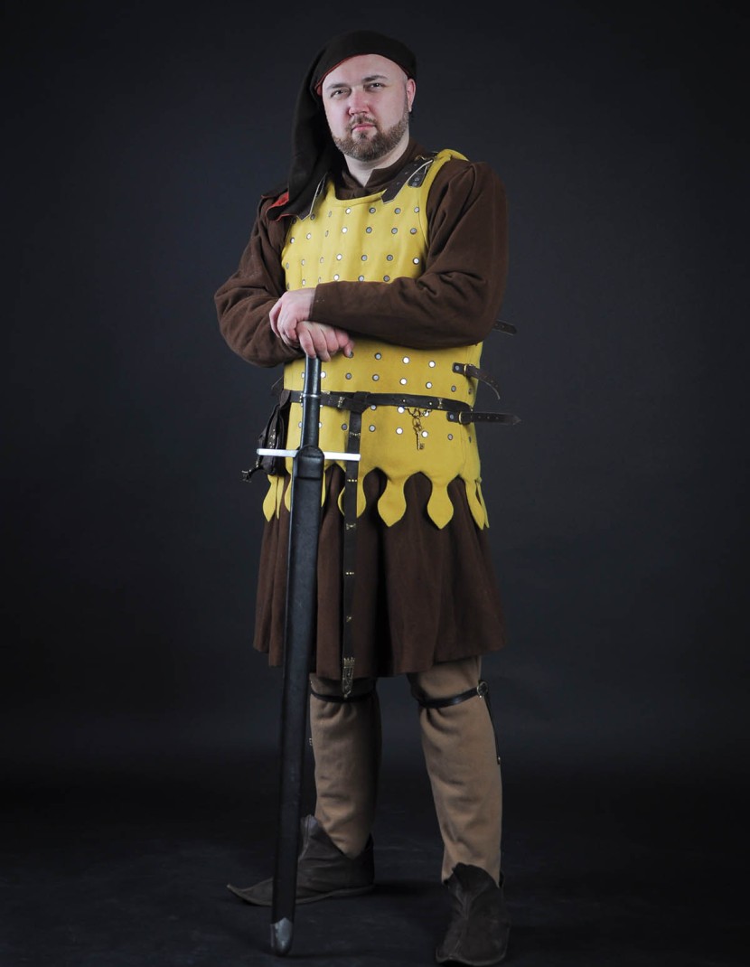 German Knight brigandine - 1350-1389 year photo made by Steel-mastery.com