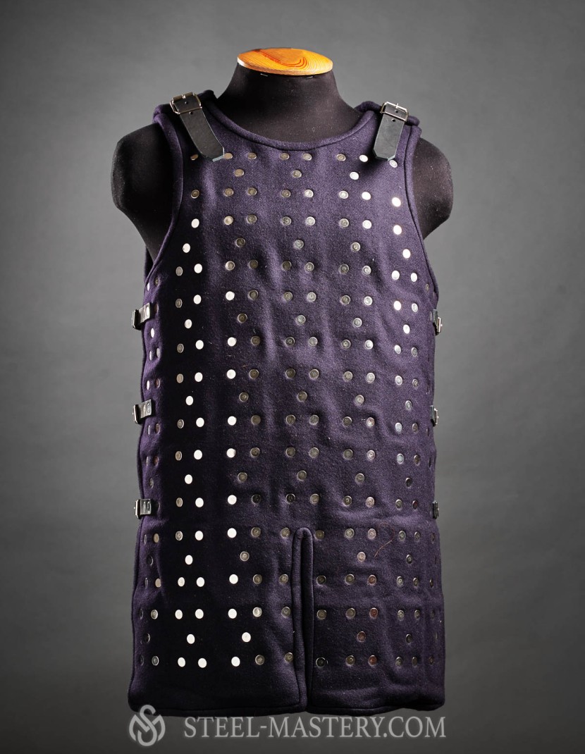 European brigandine with fastenings on the sides - 15-16th centuries photo made by Steel-mastery.com