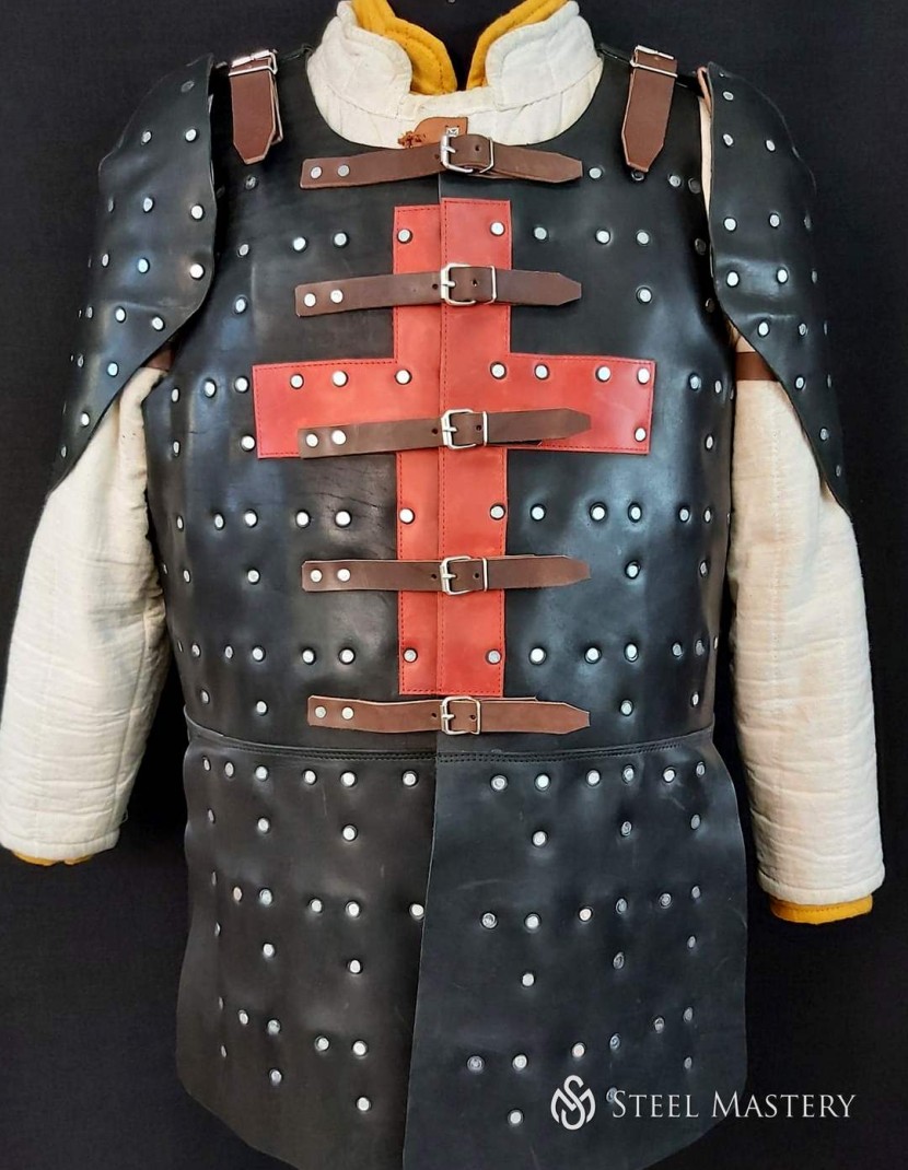 Leather brigandine of the early XV century photo made by Steel-mastery.com