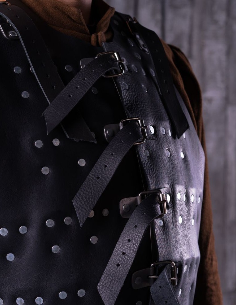 Leather brigandine of the early XV century photo made by Steel-mastery.com
