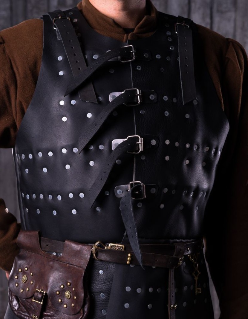Leather brigandine of the early XV century photo made by Steel-mastery.com