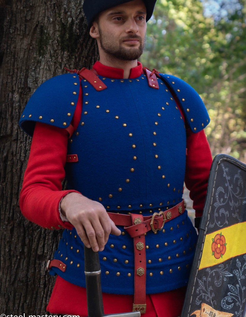 Munich brigandine (corazzine) from Hohenschwangau castle,1360-1450 (14 - 15 century) photo made by Steel-mastery.com