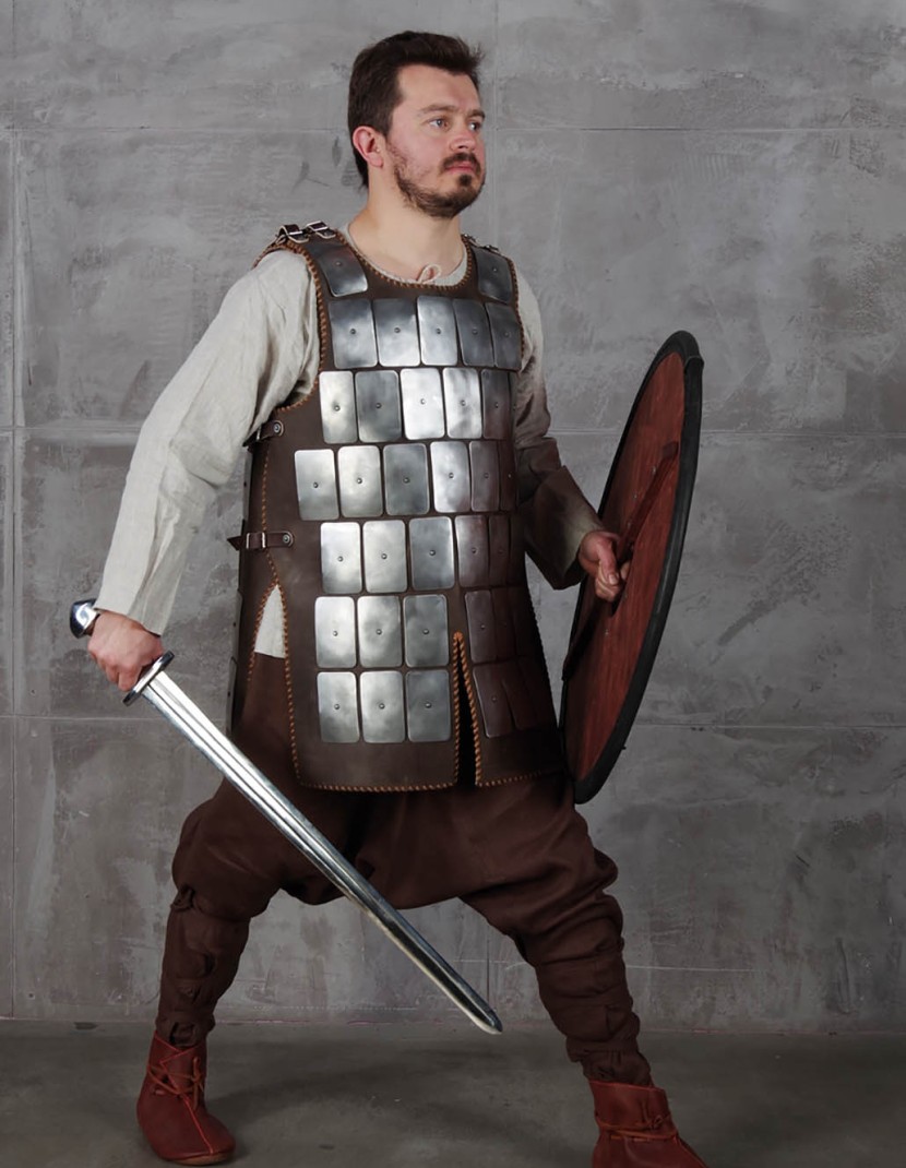 Brigandine of Norman Knights, 1040-1080 years photo made by Steel-mastery.com