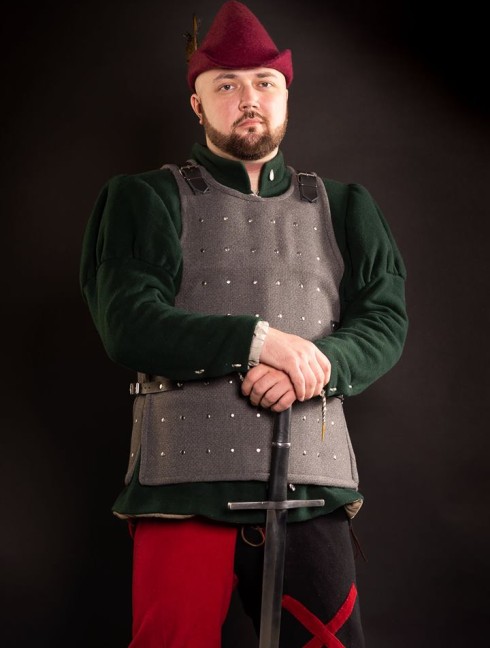 Brigandine armor for SCA and fencing (basic model)