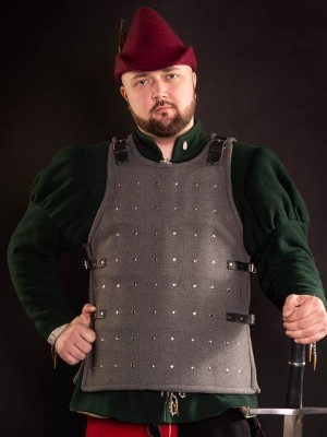 Brigandine armor for SCA and fencing (basic model)