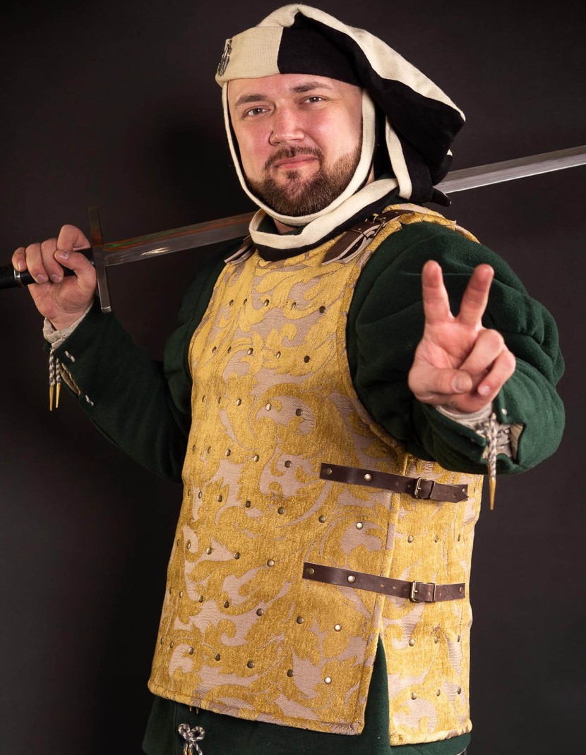 Royal brigandine for SCA and fencing photo made by Steel-mastery.com