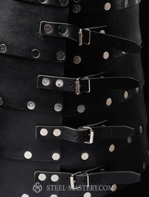 Leather brigandine in style of 14th century