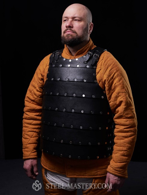 Leather brigandine in style of 14th century