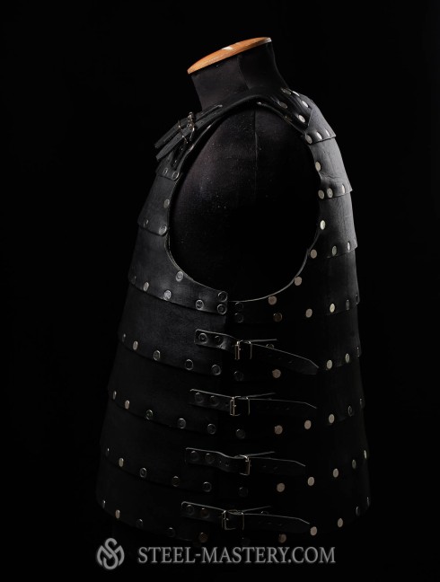 Leather brigandine in style of 14th century