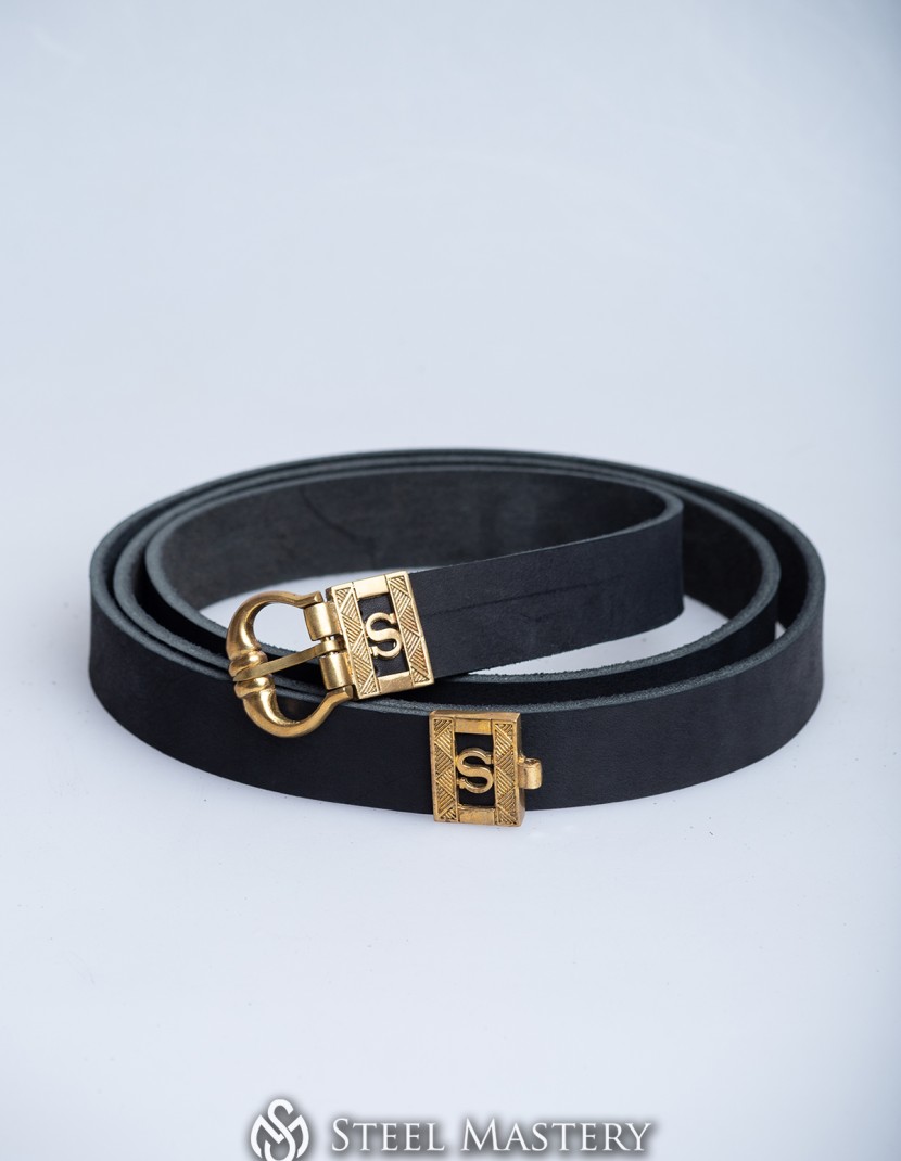 "S" Medieval belt photo made by Steel-mastery.com