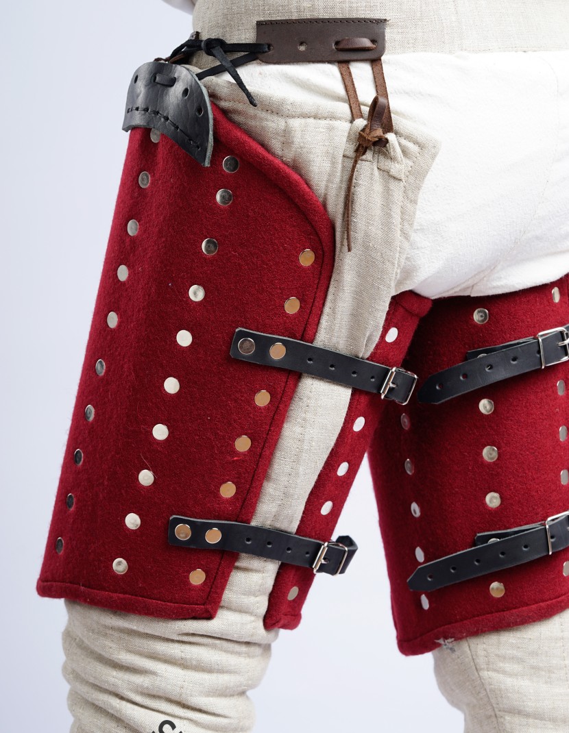 Thigh protection photo made by Steel-mastery.com