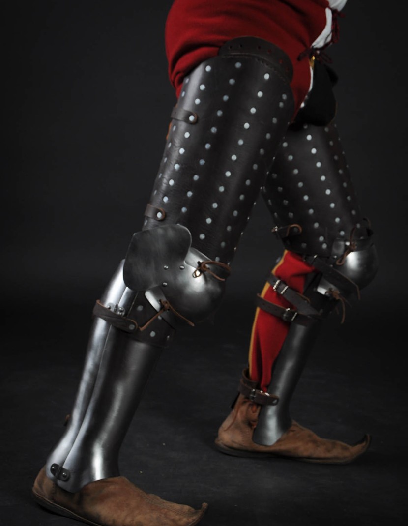 Brigandine leg protection 3/4 photo made by Steel-mastery.com