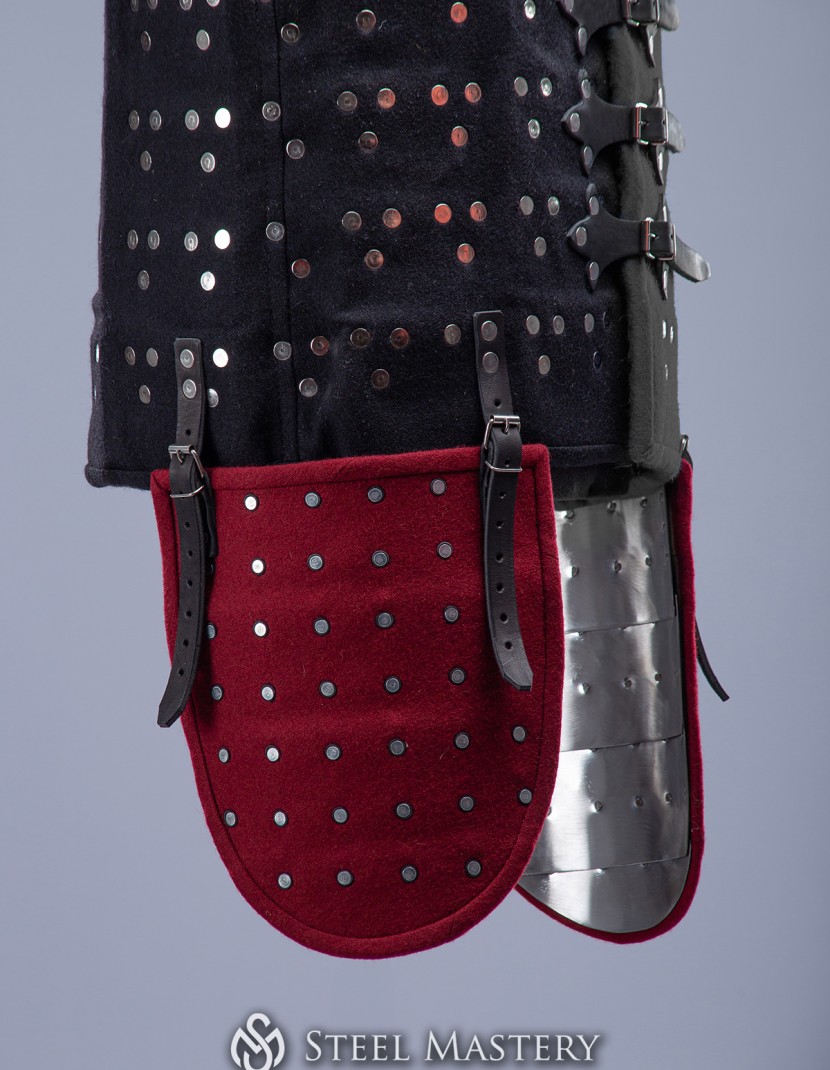 BRIGANDINE TASSETS (THIGH PROTECTION)  photo made by Steel-mastery.com