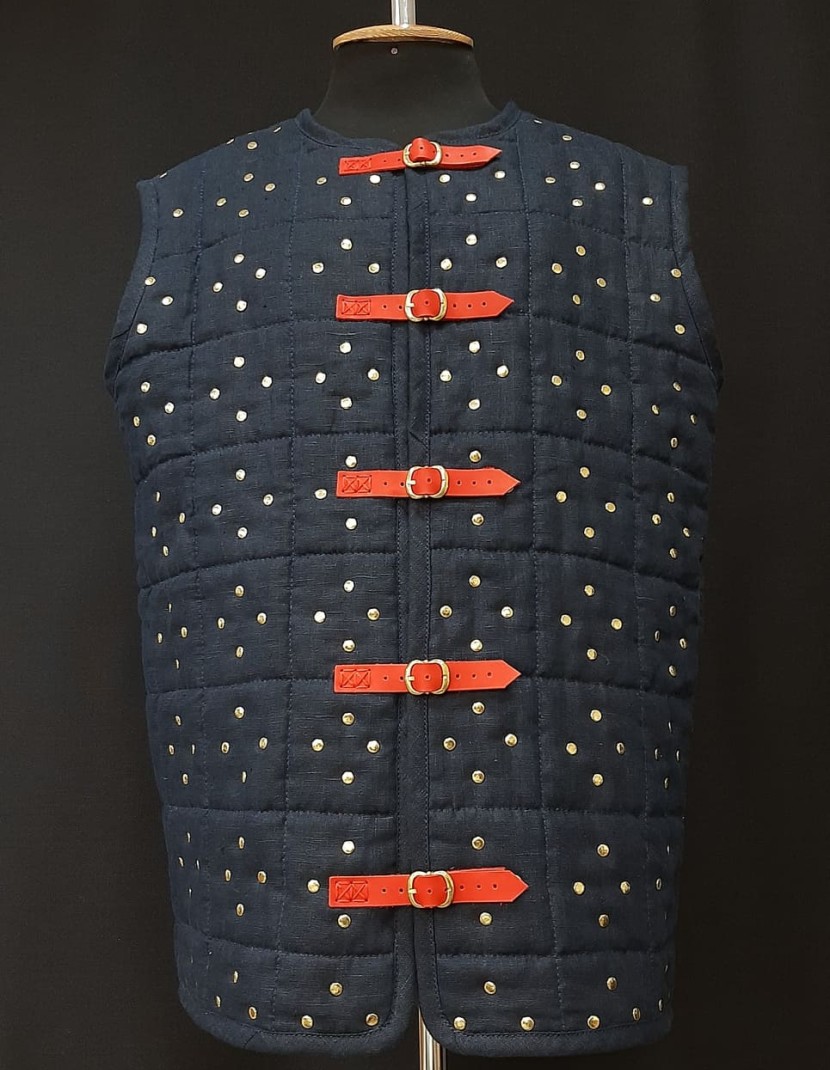 Fake brigandine – gambeson with rivets photo made by Steel-mastery.com