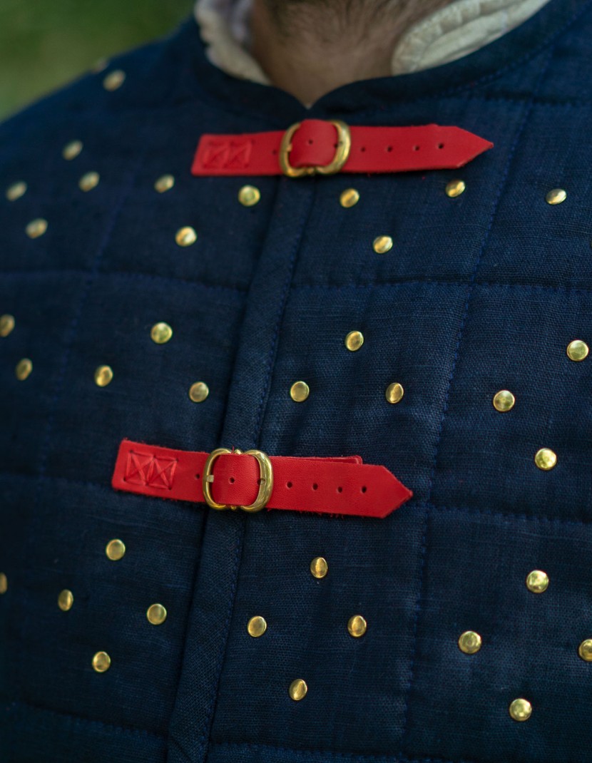 Fake brigandine – gambeson with rivets photo made by Steel-mastery.com