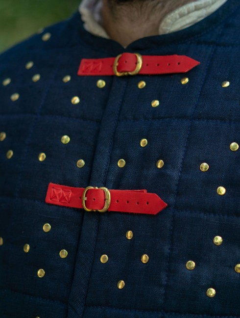 Fake brigandine – gambeson with rivets