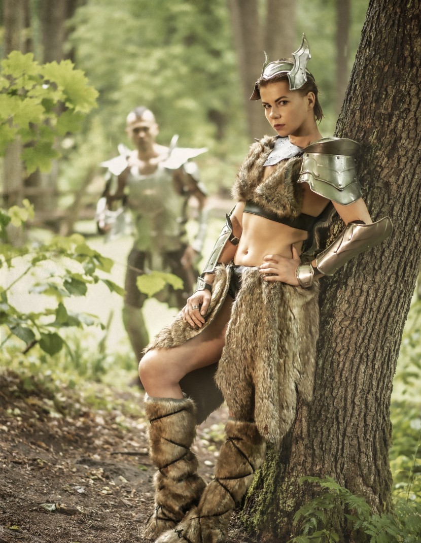 Warrior lady princess of battle fantasy set photo made by Steel-mastery.com