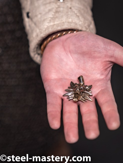 Wolf-head Witcher's pendant 