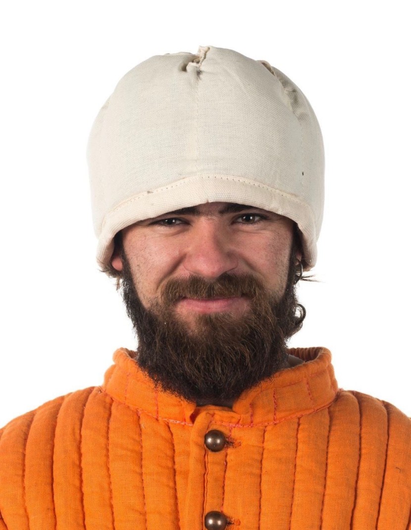 Liner for sallets, norman and conical types helmet photo made by Steel-mastery.com