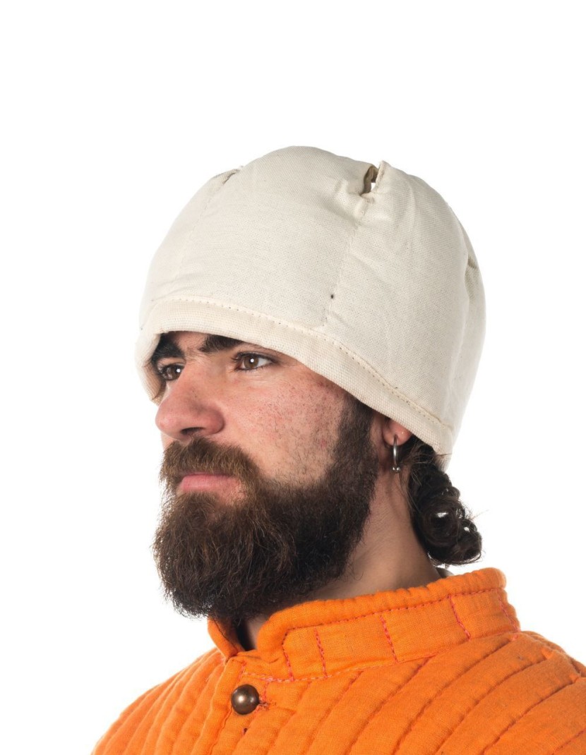 Liner for sallets, norman and conical types helmet photo made by Steel-mastery.com