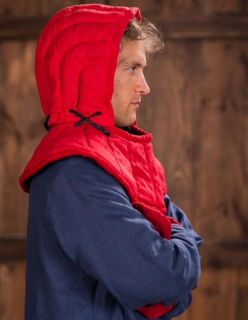 Padded cap with pelerine of the XII-XIII centuries photo made by Steel-mastery.com