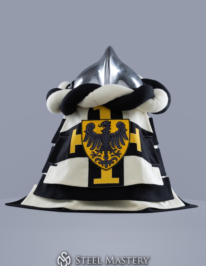 Teutonic Helmet Torse with Mantle photo made by Steel-mastery.com