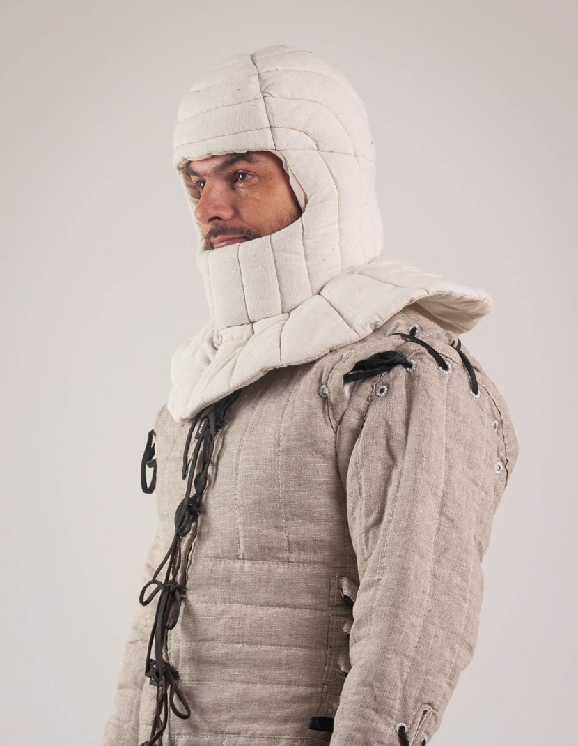 Padded Medieval coif photo made by Steel-mastery.com