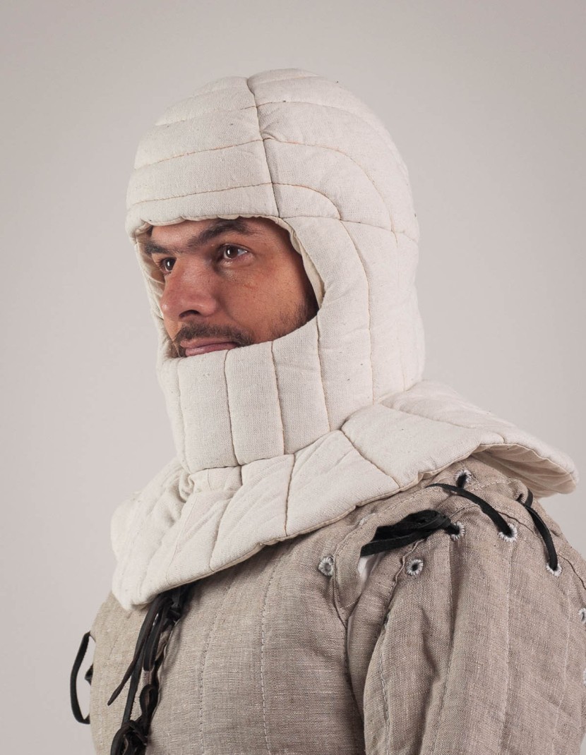Padded Medieval coif photo made by Steel-mastery.com