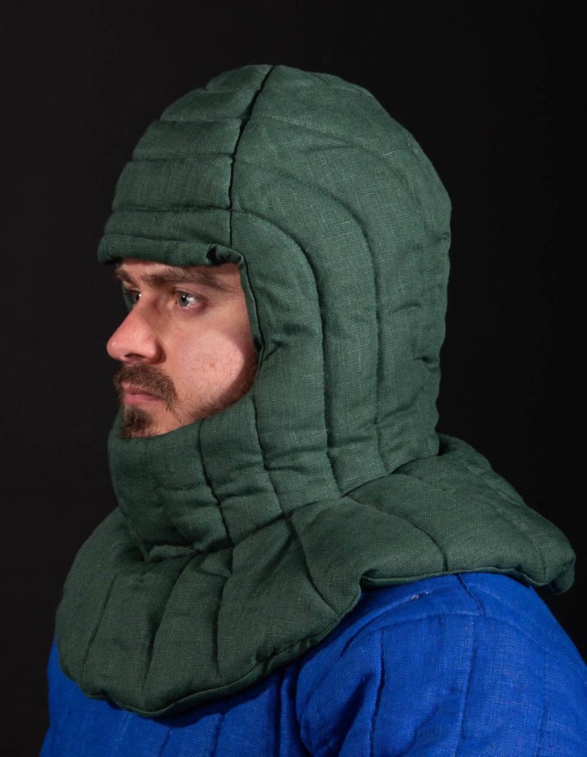 Padded Medieval coif photo made by Steel-mastery.com