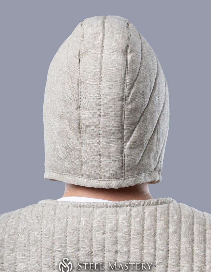 Medieval quilted cap photo made by Steel-mastery.com