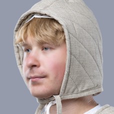 Gorro acolchado medieval image-1